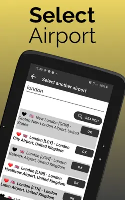 Stansted Airport STN Flight A android App screenshot 3